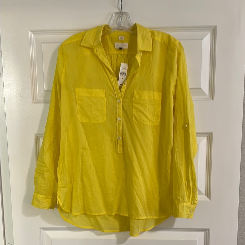 LOFT Sunny Yellow Shirt